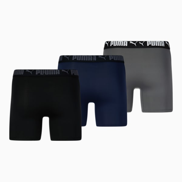 Men's Athletic Boxer Briefs [3 Pack], NAVY COMBO, extralarge